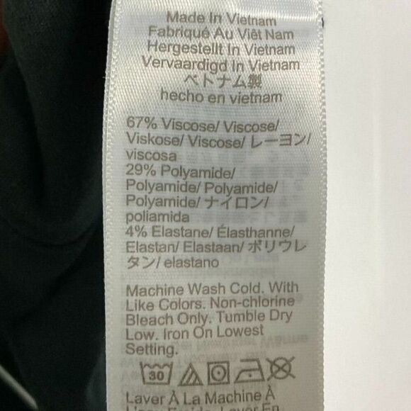 NWT J. Crew Factory Ponte Pant, size 6 (runs big), black, viscose/poly/elastane - Picture 13 of 14